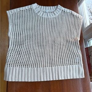 Sleeveless Knit Sweater Top